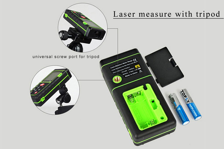 Laser measure with tripod