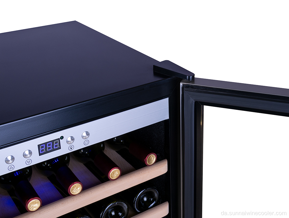 Enkelt flaske vinkøler vin rack opbevaring køleskab