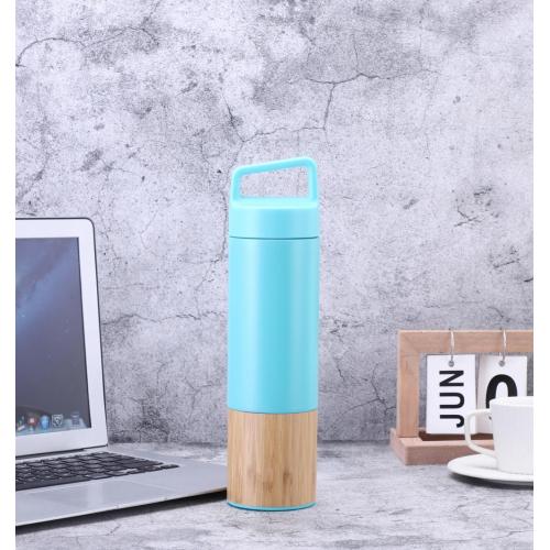600ML Bamboo Sport Water Bottle