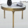 현대 라운드 스테인레스 스틸 커피 테이블