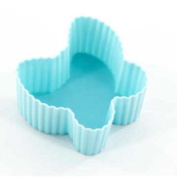 Stampi da cottura del cupcake della tazza della tazza del silicone della farfalla personalizzata