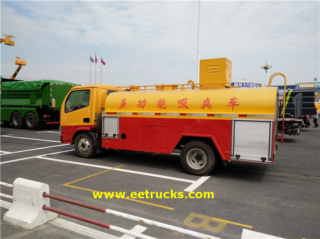 5000L Sewage Suction Tanker Trucks