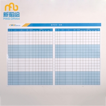 Magnetic Classroom Dry Erase Whiteboard Schedule