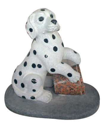 Stone Dog Carving/ Stone Carving/Granite Animal Carving