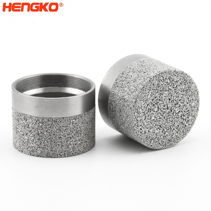 HENGKO high quality 0.5~90 microrns sintered porous ventilation dust-proof powder metal filters for raw material filtration