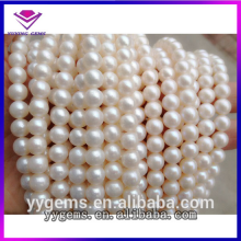 fresh water pearl ball shaped white gems beads