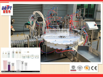 cosmetic liquid astringent toner filling and capping machine