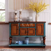 Console Table Painting Antique Cabinet furniture