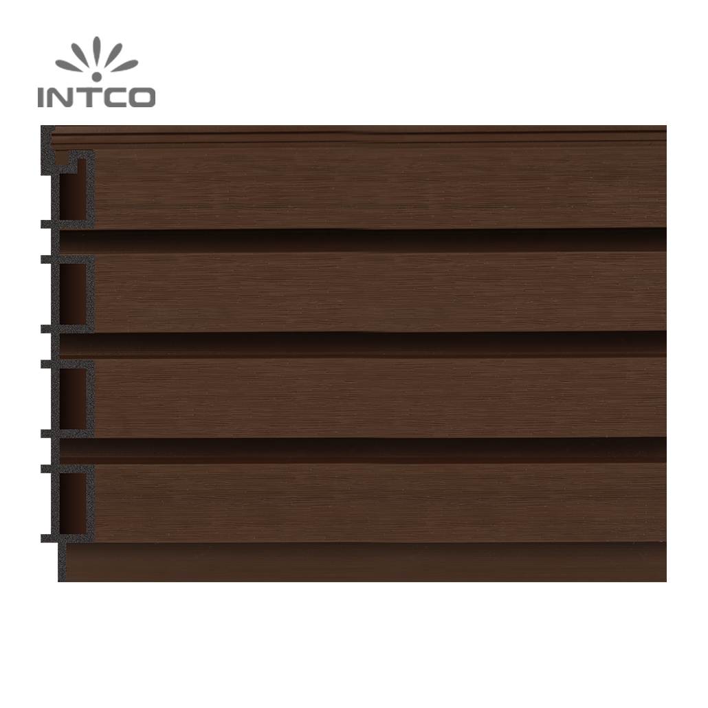 Intco New Arrival Wood Plastic Composite 3D Garden Flooring Embossed PE Decking Boards Flooring