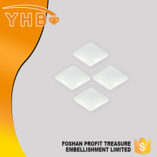 YHB top selling brilliant lovely white rough Diamond shape ceramic stones for sale