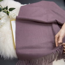 Wholesale Fashion Wool Check Tassel Long Blanket Shawl Woolen Scarf