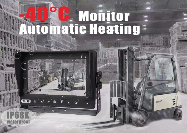Waterproof Rearview Monitor for Cold Storage