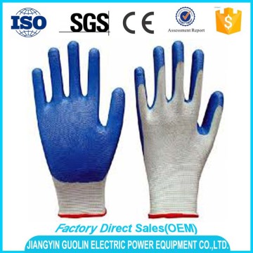 high quality pu coated work gloves safety glove electric glove
