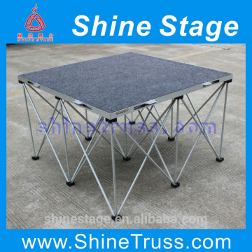hotel stage pop up stage aluminum spider stage