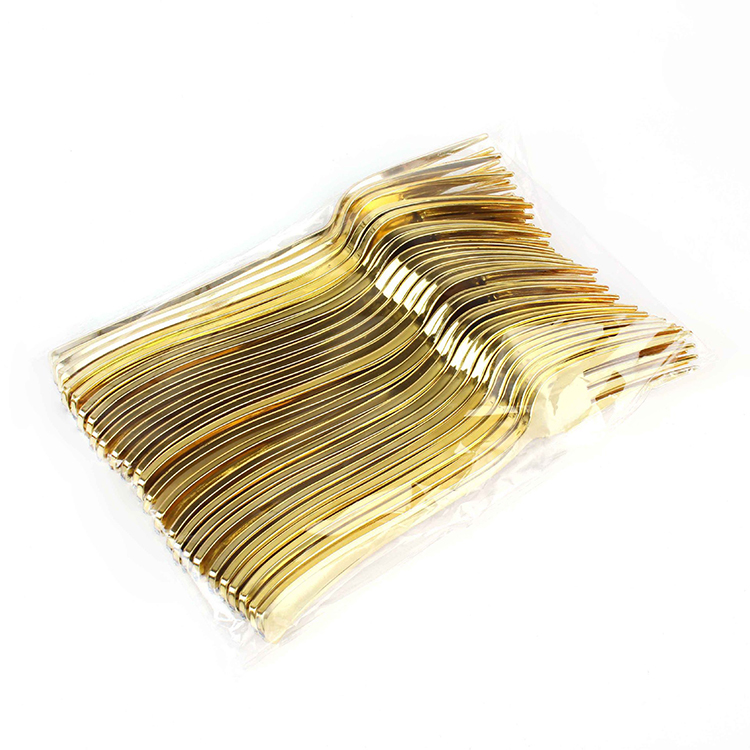 180 Gold Plastic Silverware Set Disposable Dinnerware Flatware Set | 60 Forks, 60 Spoons, 60 Knives Party Utensils Supplies