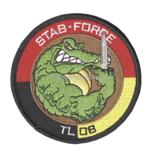 Sew on 3 Colors Crocodile Embroidered Badges