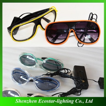 Cheap el sunglasses wholesale sound activated el sunglasses