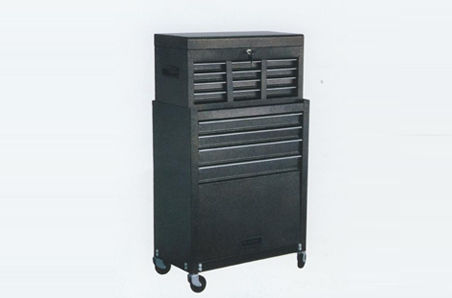 Black Coating Garden 6 Drawer Top Chest &amp; 4 Drawer Roller Cabinet Tool Boxes