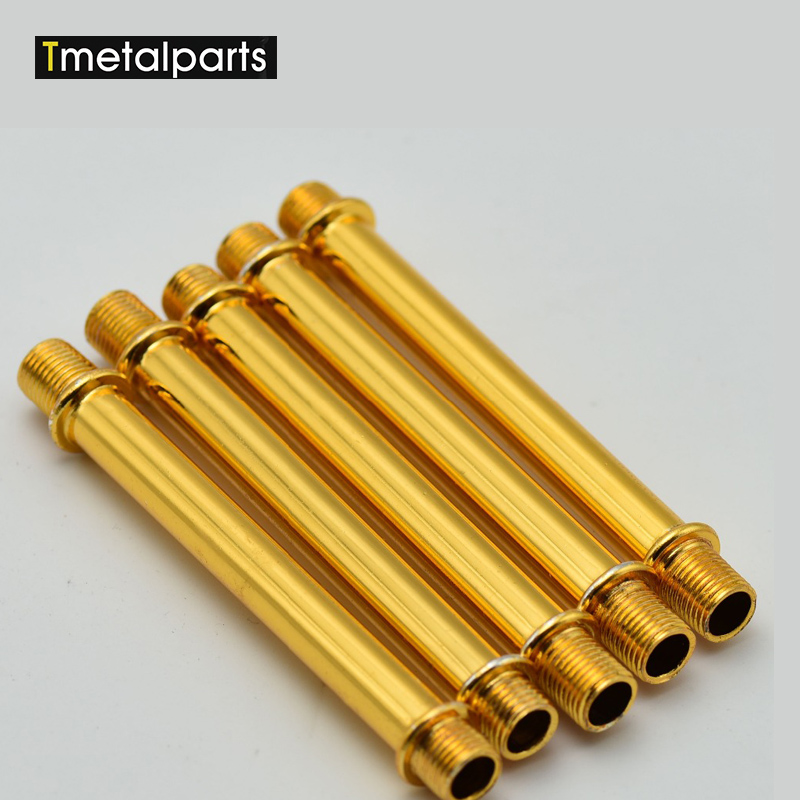 China CNC Machine Lathe turning brass tube parts with thread