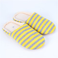 Cotton Check Fabric Indoor Slippers