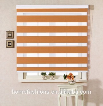 Double layer roller blind/zebra blind for home decor Guangzhou Manufacturer