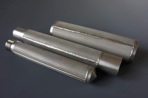 Rolling Formant Elements de filtre en métal fritté 30-160 mm