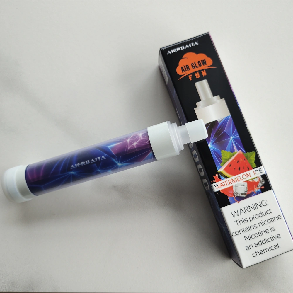 Customized Electronic Cigarette Glow Vape 3000 Puffs Rechargeable Vape Pen