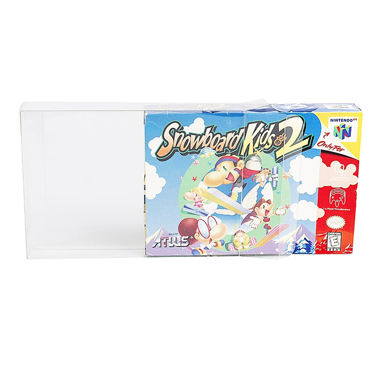 Protégeurs d'animaux de compagnie Clear Box Clear SNES N64 sans acide