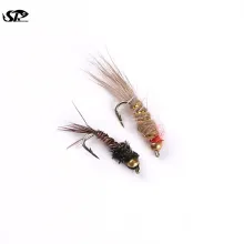 SUPERIORFISHING Fly Fishing Lure Feather Tail Bait MC03