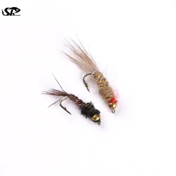 SUPERIORFISHING Fly Fishing Lure Feather Tail Bait MC03