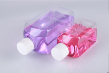 Laboratory PETG Media Reagent Square Bottle with Tube