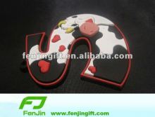 Letter S animal Soft PVC Key Chain