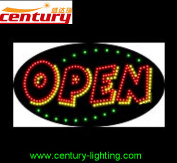 wholesale china factory OPEN animated led sign