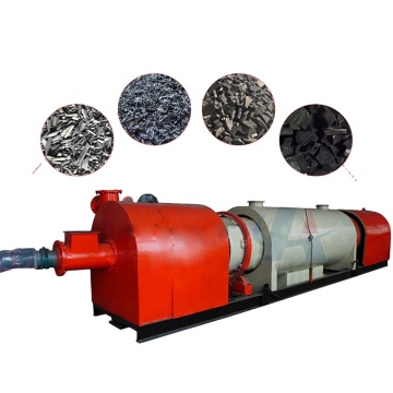 Continuous Peanut Shell Bamboo Palm Kernel Shell Charcoal Making Machine