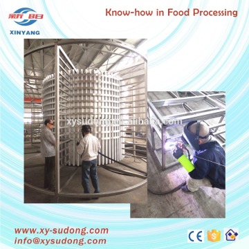 Spiral instant quick freezer for bread