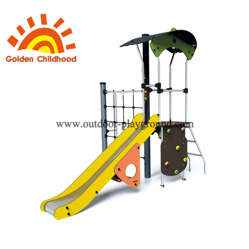 Wooden climbing playground equipment  facility