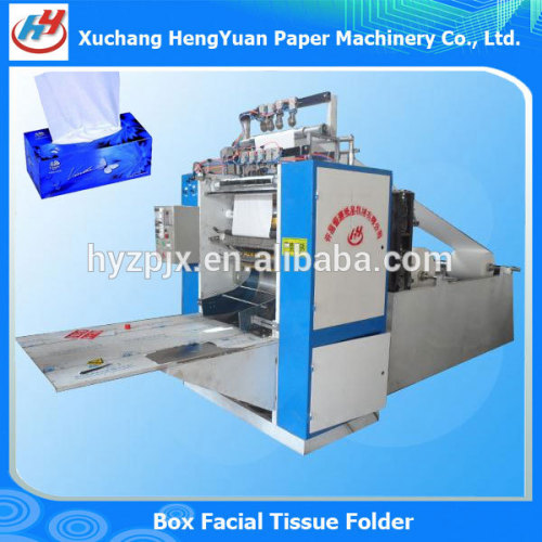 Full Automatic 3 Lines Draw Folder , Facial Tissue Machine