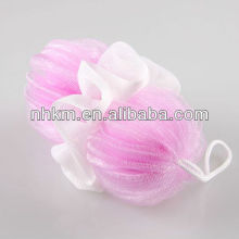 Lovely Pink Mesh Bath Sponge Mesh Bath Belt