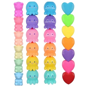 Fluorescent Octopus Marker Pen Set for Highlighting and Painting