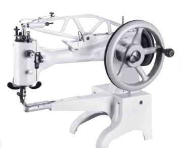 Small Household Hand Sewing Machine for Shoe Mending and Repair with Single Needle Barrel Bed