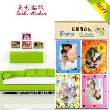 funny photo frame picture frame sticker 2014