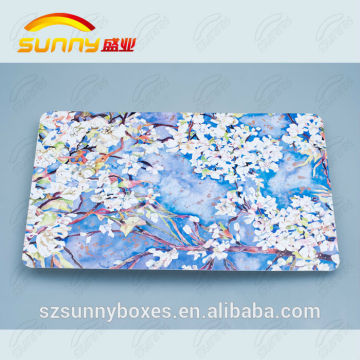 Printing leather placemats