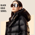 2023 New Winter Womens 90% Down Riding Jacket