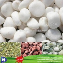 White round pebble stone, White pebble stone for garden, White decorative stone indoor Size 3-120mm