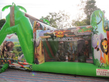 Amazing Inflatable Course with Inflatable Obstacle Course Bridge