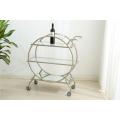 storage trolley with tempered glass