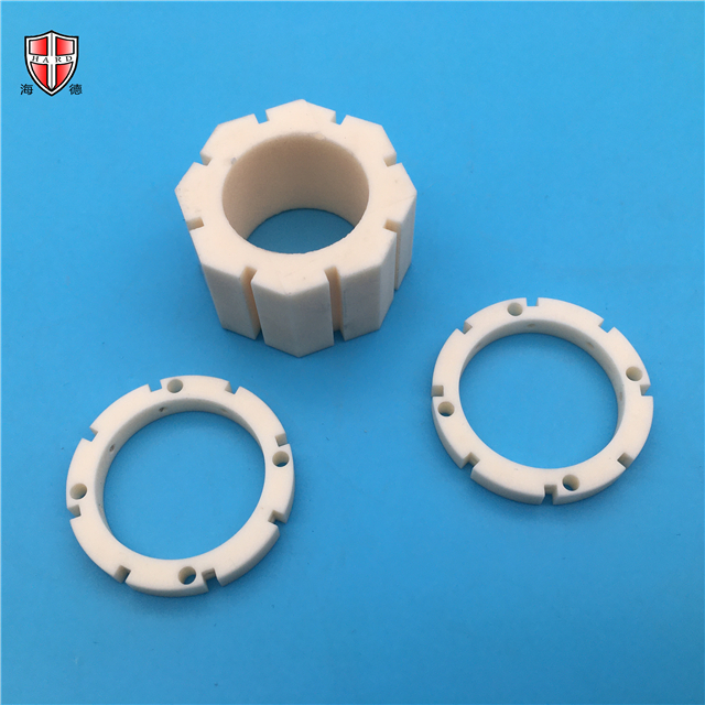 precision cnc alumina ceramic bearing sleeve ring