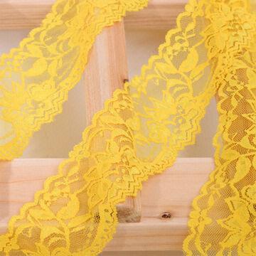 5.5cm Elastic Tricot Lace, Suitable for Garments
