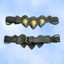 New Style Plaited Belts with Metal Trim