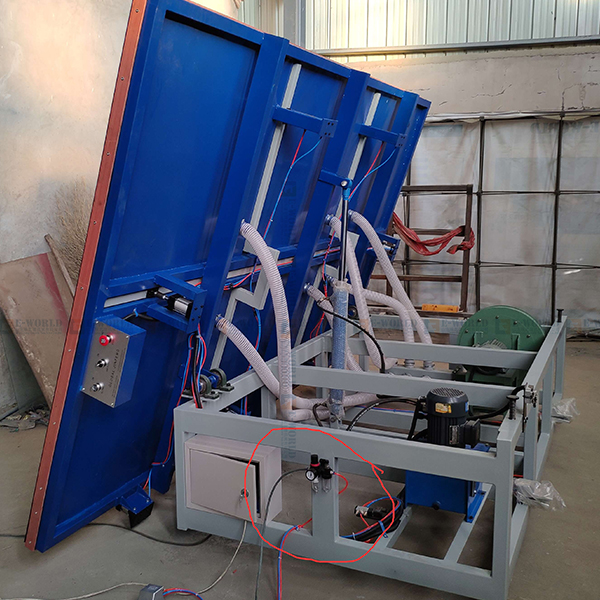 Air float glass breaking tilting table  for  cutting  glass